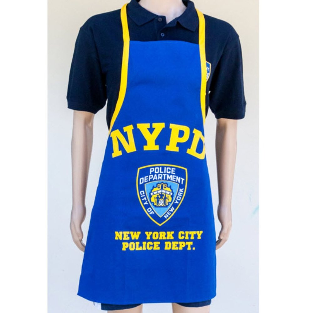 NYPD cooking apron